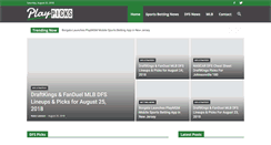 Desktop Screenshot of playpicks.com